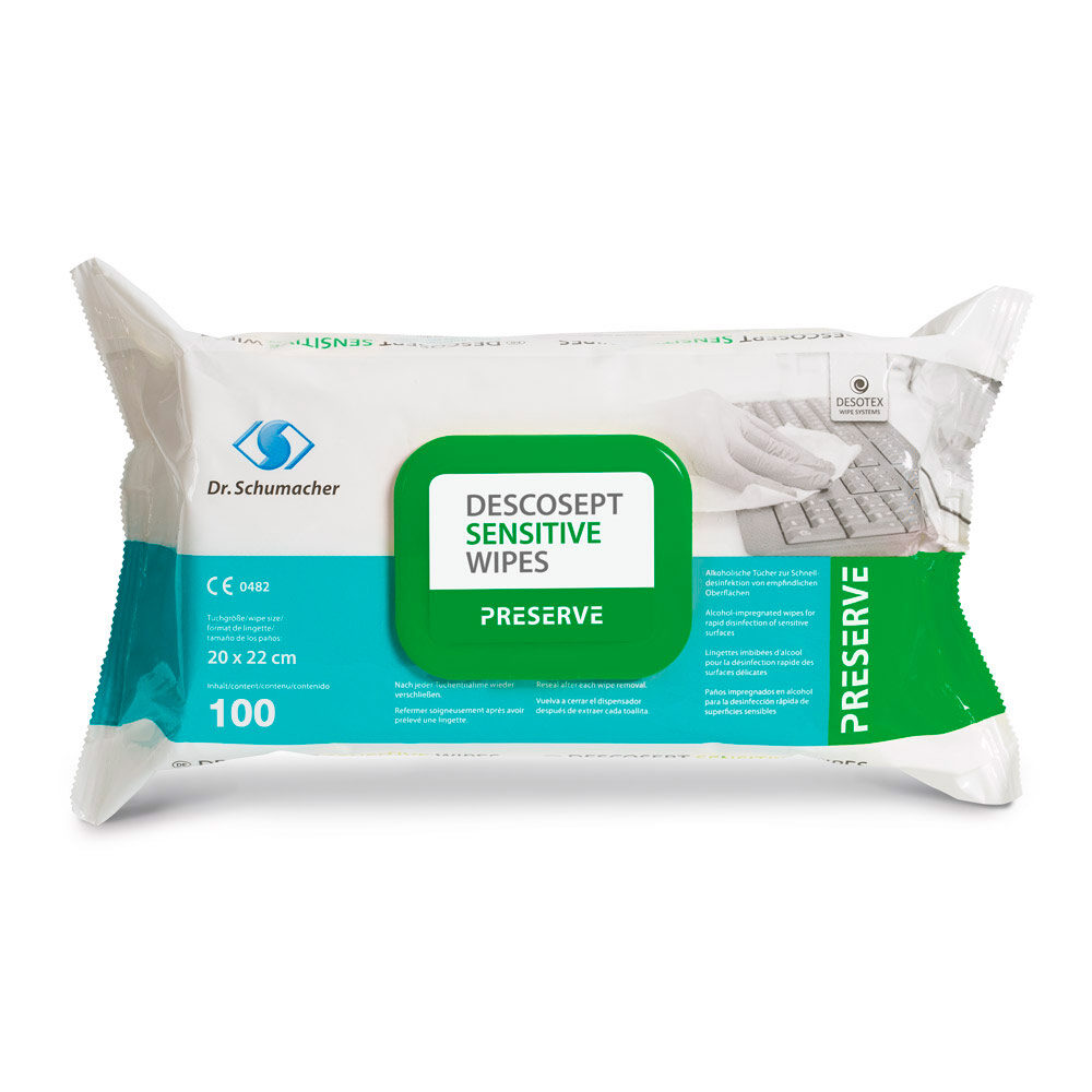 Descosept Sensitive Wipes-Μαντηλάκια Απολύμανσης/Καθαρισμού